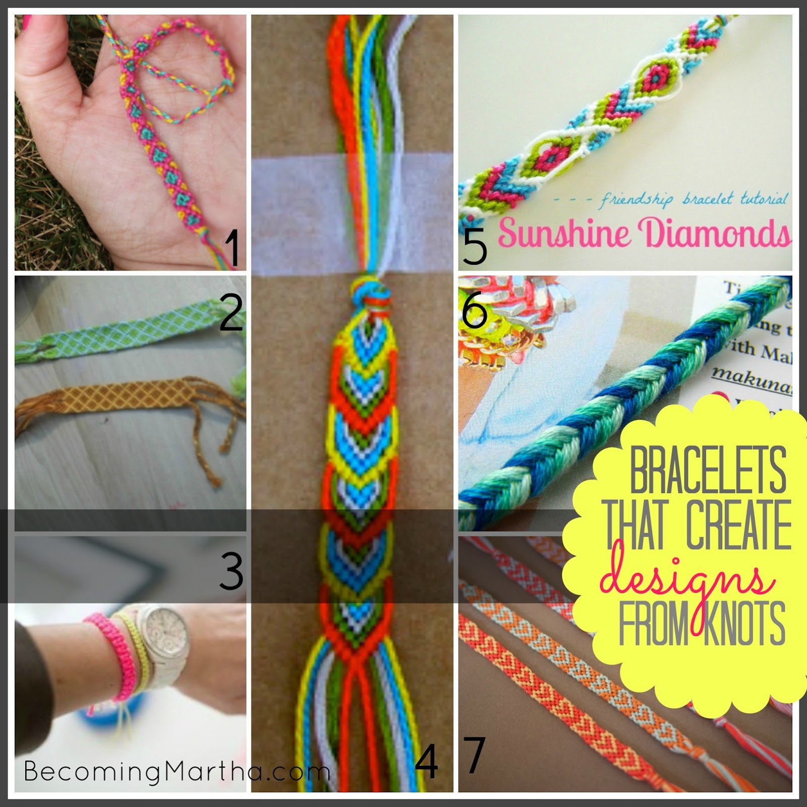 Easy Friendship Bracelet Patterns For Beginners Printables